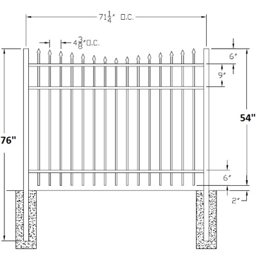 Picture of 54" S5 Newport Drawing