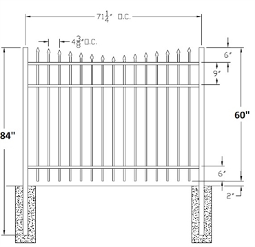 Picture of 60" S5 Newport Drawing