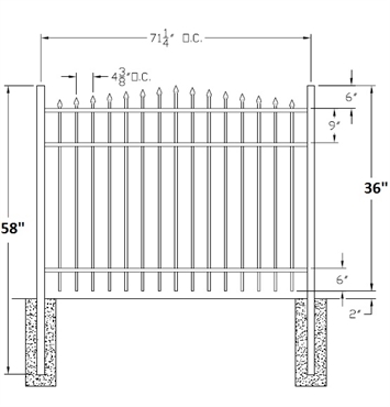 Picture of 36" S6 Citadel Drawing