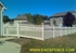 Picture of Vinyl Picket Fence Photo Gallery