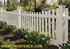 Picture of Vinyl Picket Fence Photo Gallery